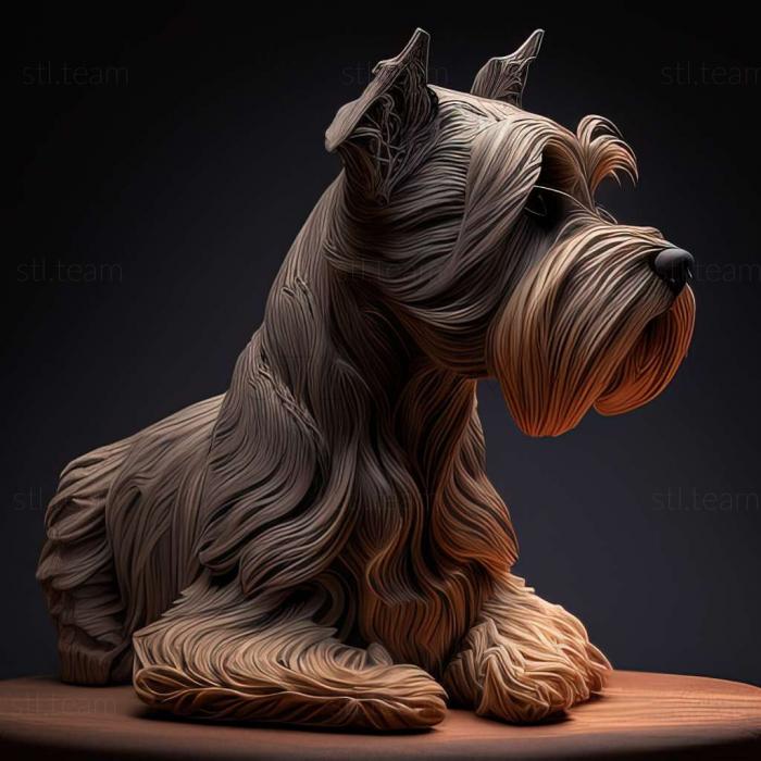 Zwergschnauzer dog